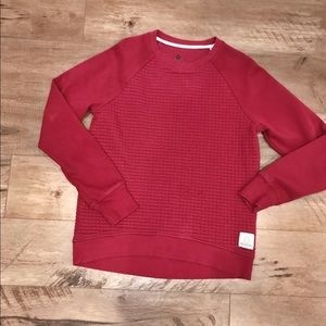 Wine reebok sweater shirt